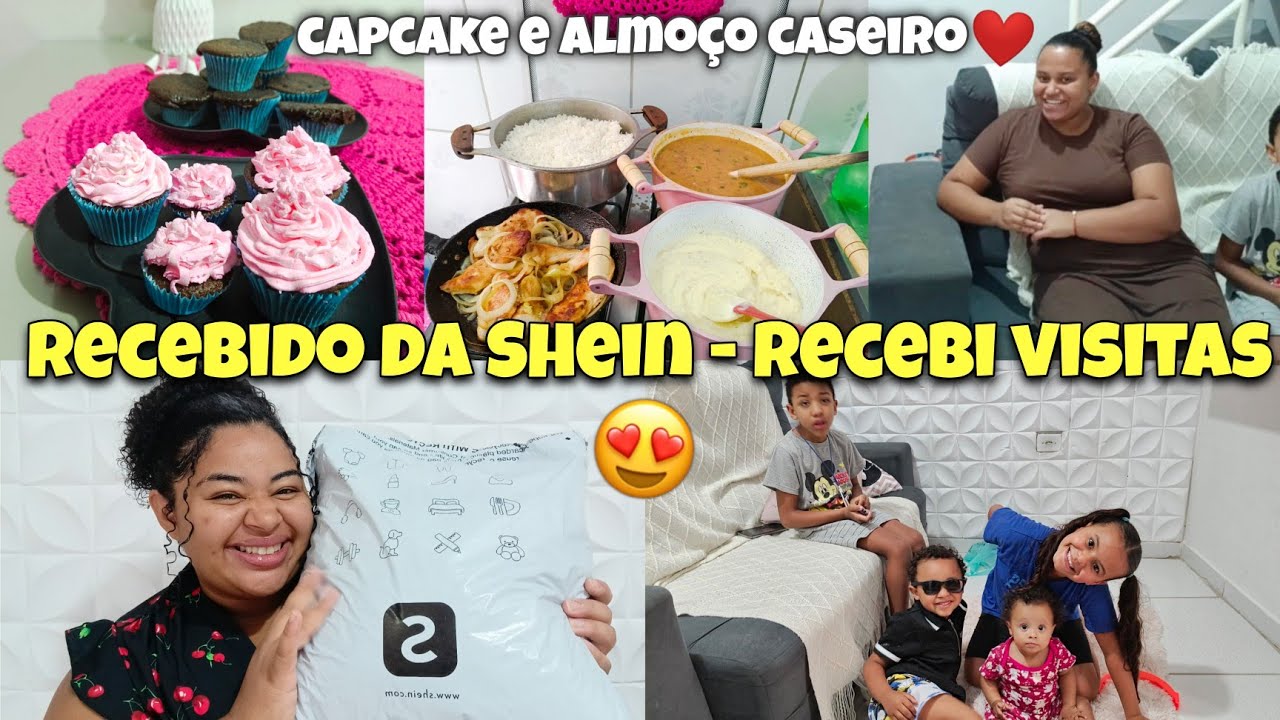  MINHA AMIGA VEIO ME VISITAR 😍 RECEBIDOS DA SHEIN ✨ ALMOÇO NO CAPRICHO e Mais...