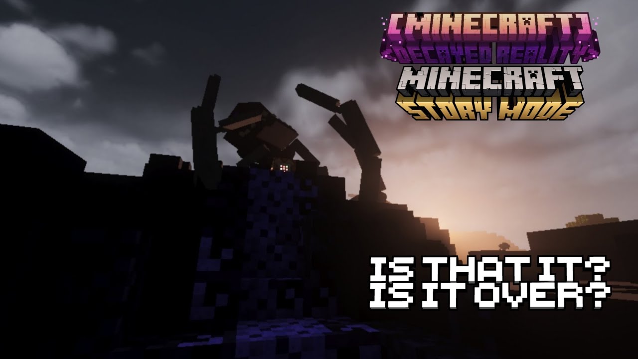 Minecraft Story Mode Recreated Scene - Is It Over?  (Wither Storm Mini Movie With Decayed Reality)