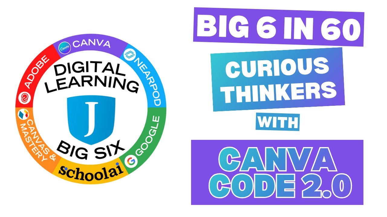 Big 6 in 60: Curious Thinkers with Canva Code 2.0