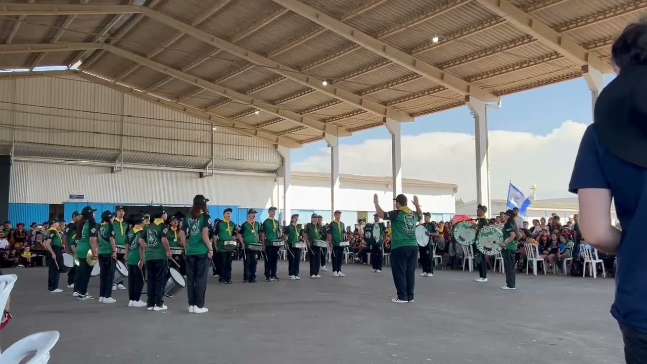 Introdução da fanfarra no Campori Valentes 2025.