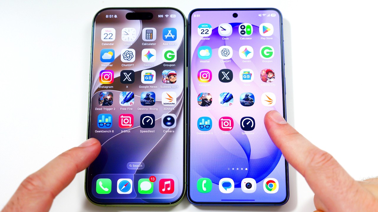 iPhone 17 vs Galaxy S26 Speed Test (iOS 27)