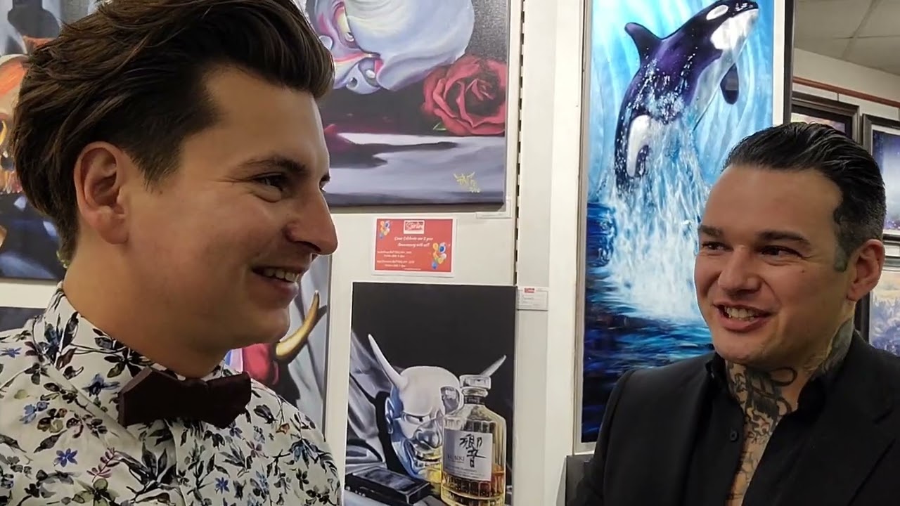 Art show at STERLING GALLERY Londonderry Mall | Another VLOG #183