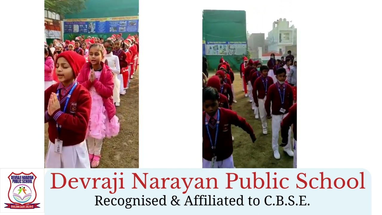 Devraji Narayan Public School celebrated Christmas Day Admission open now 2023-24