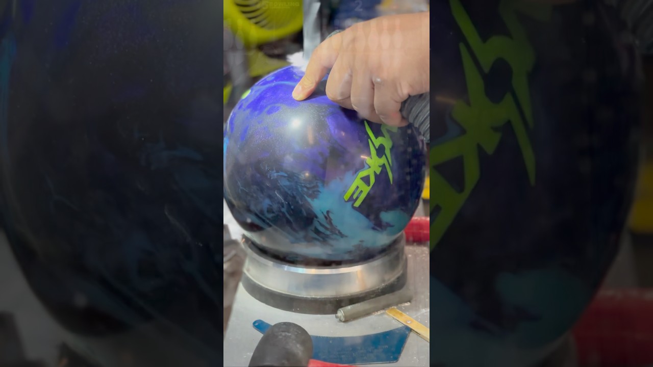 Quick look at @BowlMOTIV Evoke Hysteria. Bowling ball review on my channel! #bowling #bowlingball