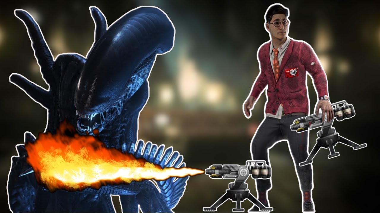 Queimando o Xenomorfo (Alien) até ele quitar em Dead by Daylight
