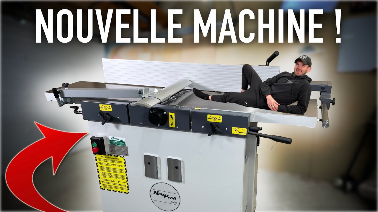 JE M'OFFRE LA MACHINE DE MES RÊVES ! (Dégauchisseuse/Raboteuse HOLZPROFI DG320TS)