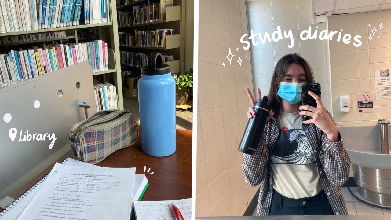 study diaries | school vlog, volleyball, working at the library 💌