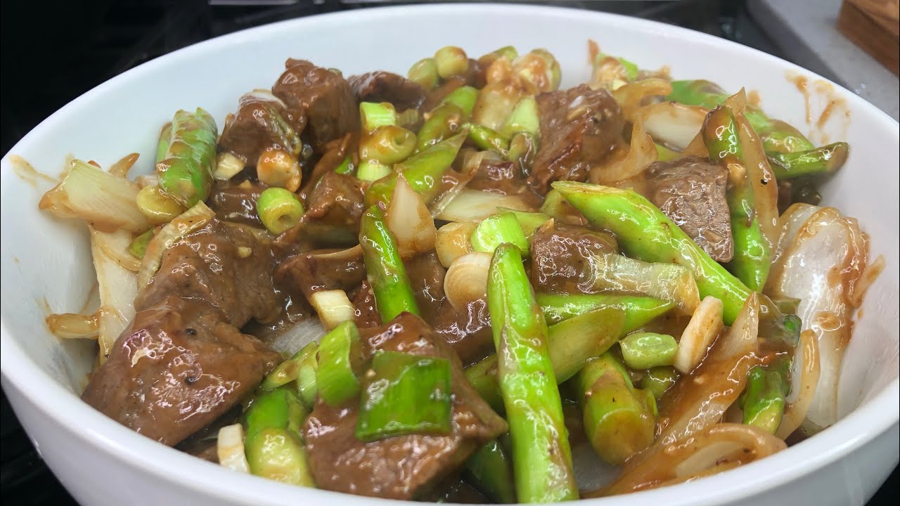 CARNE CON ESPARRAGOS!!