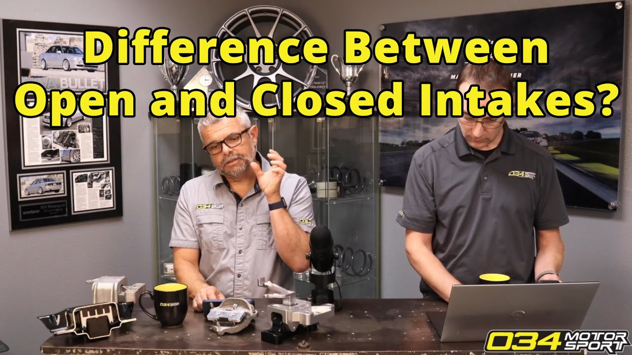 What's The Difference Between Open and Closed Intakes? | 034Motorsport FAQ