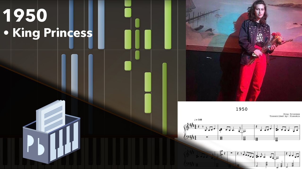1950 - King Princess (Piano Tutorial)