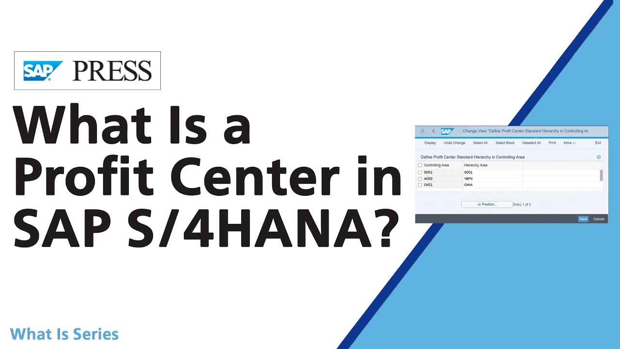 What Is a Profit Center in SAP S/4HANA?
