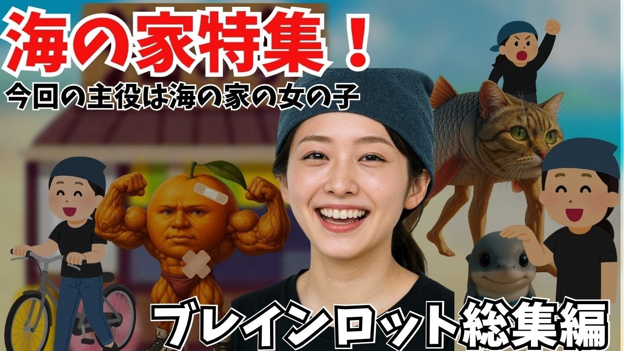 【ブレインロット総集編】海の家の女の子特集！彼女が海の家に来た理由と焼きそばがマズい理由… 
