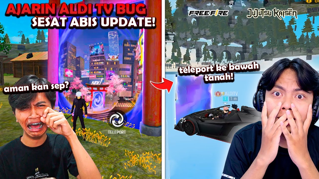 AJARIN ALDI TV BUG SESAT ABIS UPDATE FF X JJK! DIA TAKUT AKUNNYA KENA BAN! 😱
