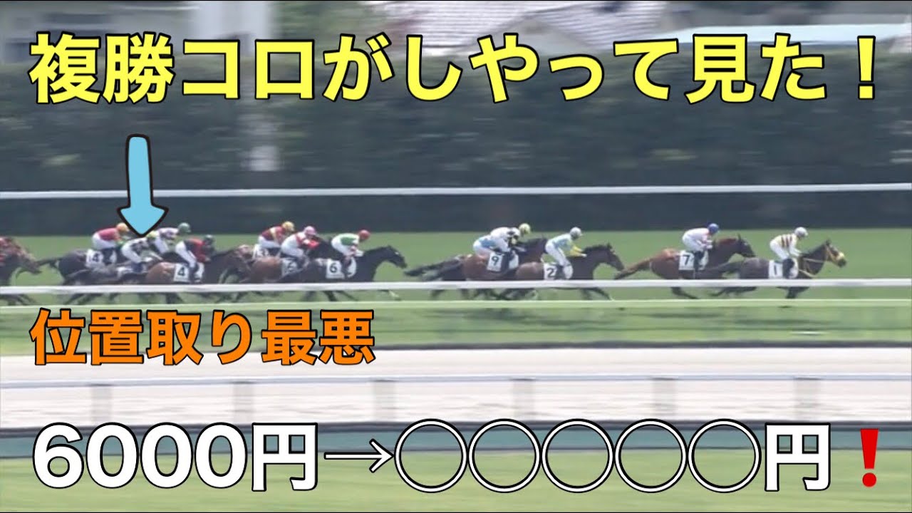 【6000円が○○○○○円に！】複勝転がしやってみた！