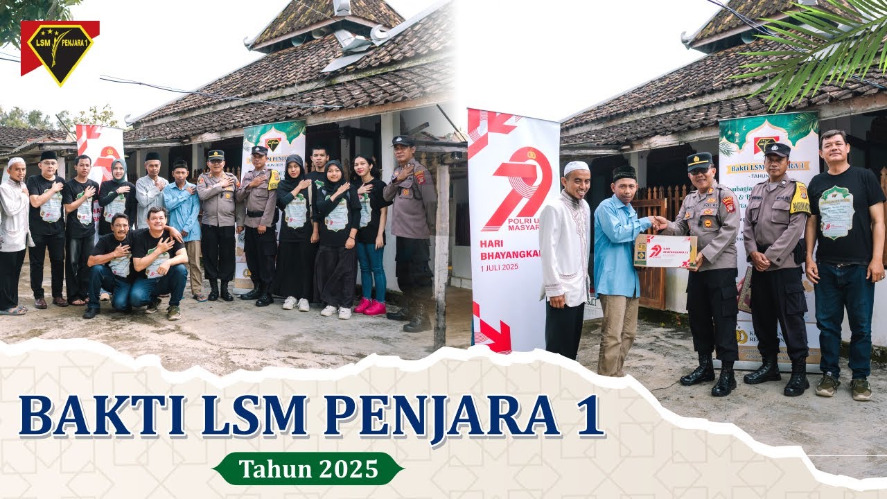 📍 Masjid Nurul Ambiya' – Titik 13 dari 27 | 🤝 LSM PENJARA 1 & POLRI di Hari Bhayangkara ke-79