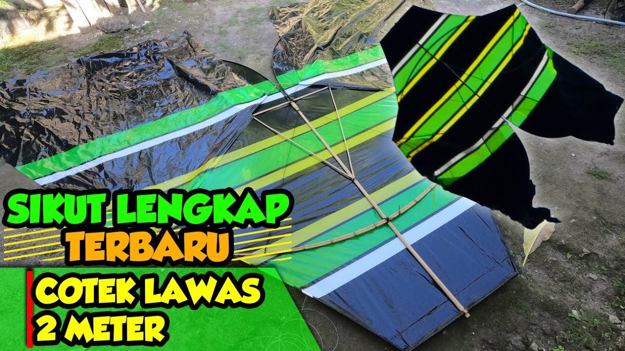 SIKUT LENGKAP & TES TERBANG COTEK LAWAS 2 METER PRESS..