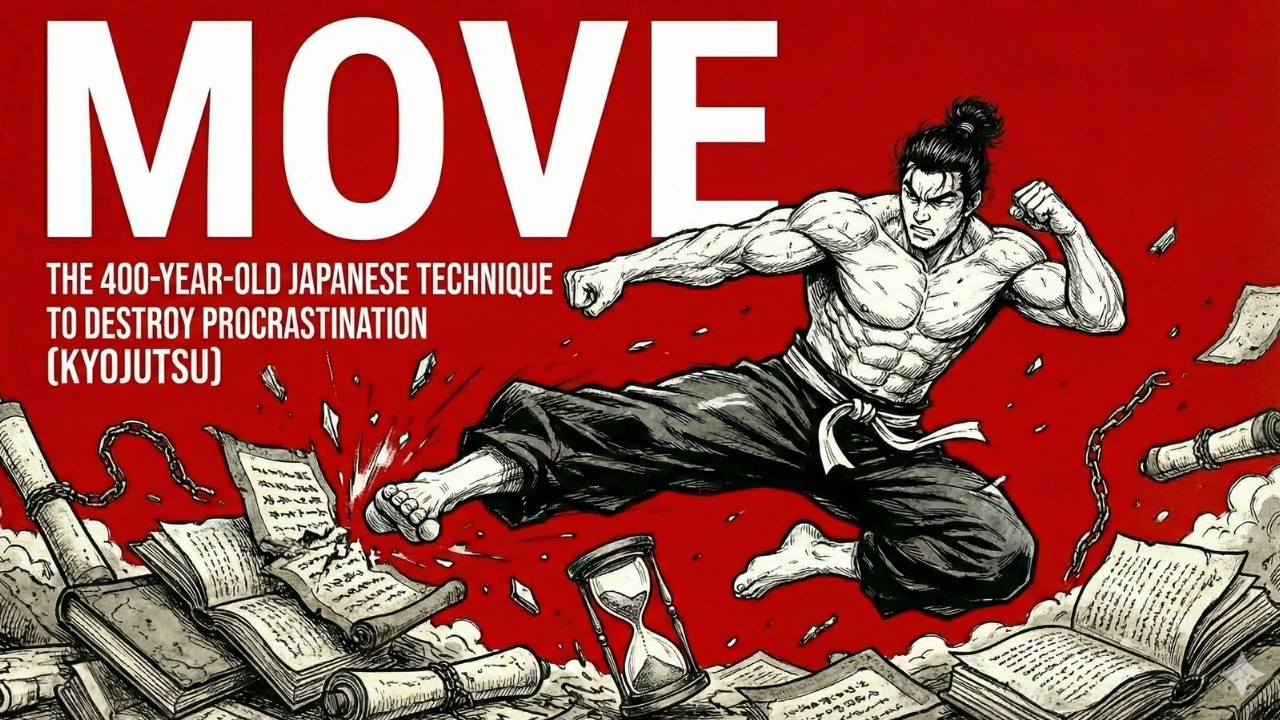 The 400-Year-Old Japanese Technique to Destroy Procrastination (Kyojutsu)