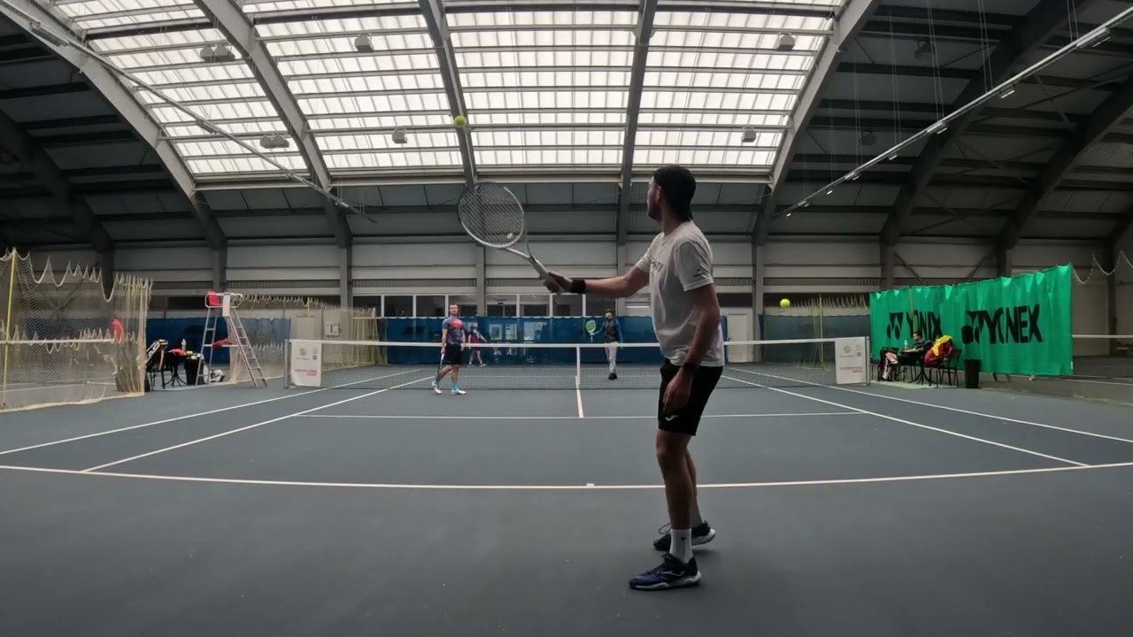 Double tennis: training match 1