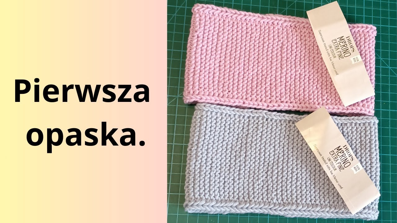 Opaska na drutach dla początkujących.