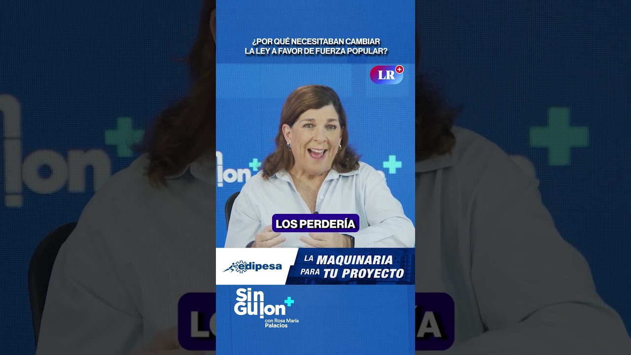 &iquest;POR QU&Eacute; NECESITABAN CAMBIAR LA LEY A FAVOR DE FUERZA POPULAR?&nbsp;#SinGuion #shorts