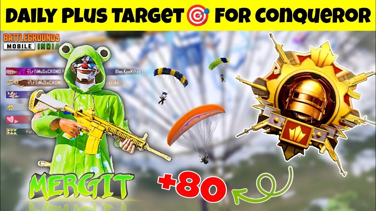 Daily Plus 🎯❓ DUO CONQUEROR‼️ BGMI Conqueror Rank Push Tips And Tricks✅