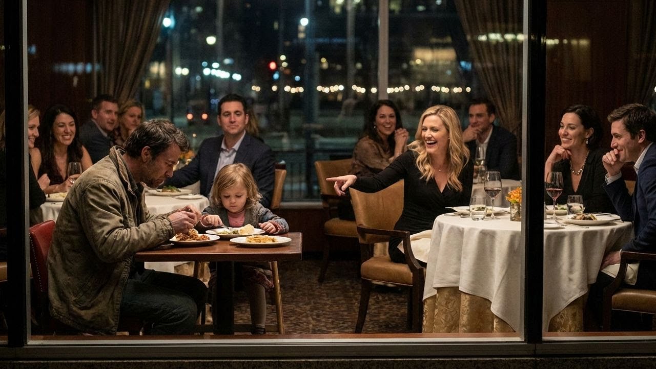 Ona drwiła z samotnego ojca w restauracji — nie wiedząc, że tej samej nocy straci wszystko