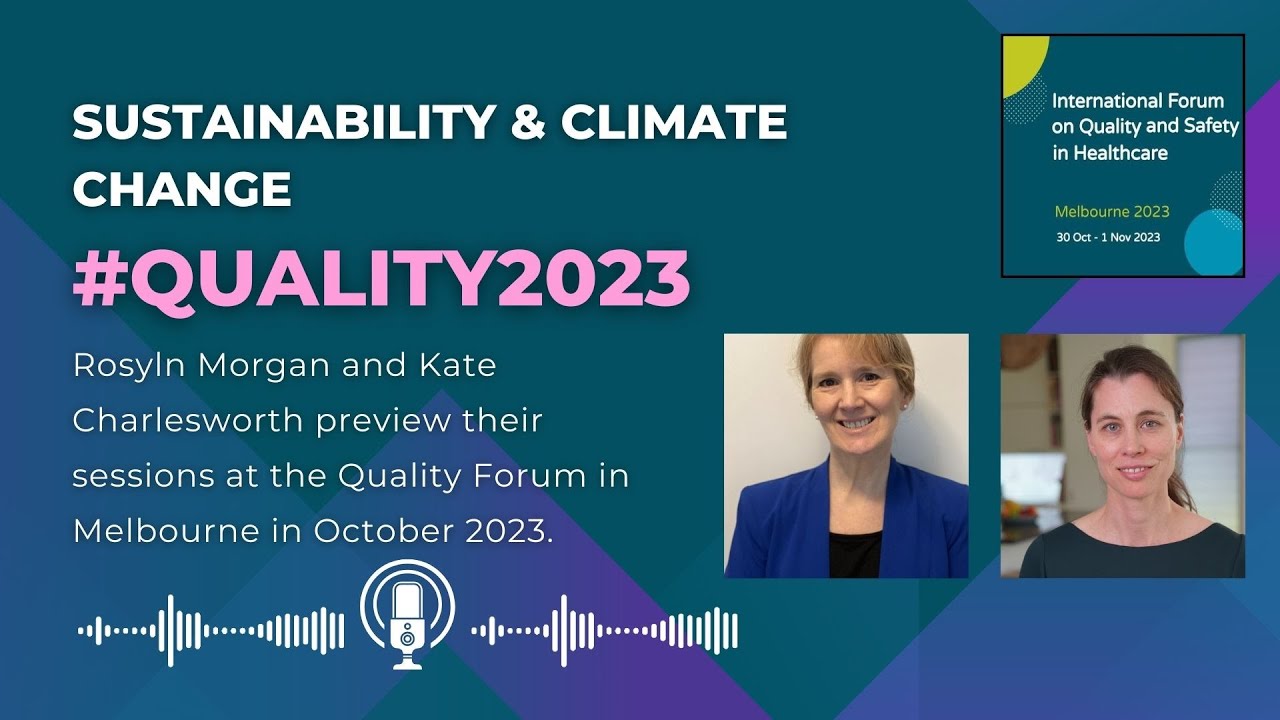 Sustainability and climate change #Quality2023