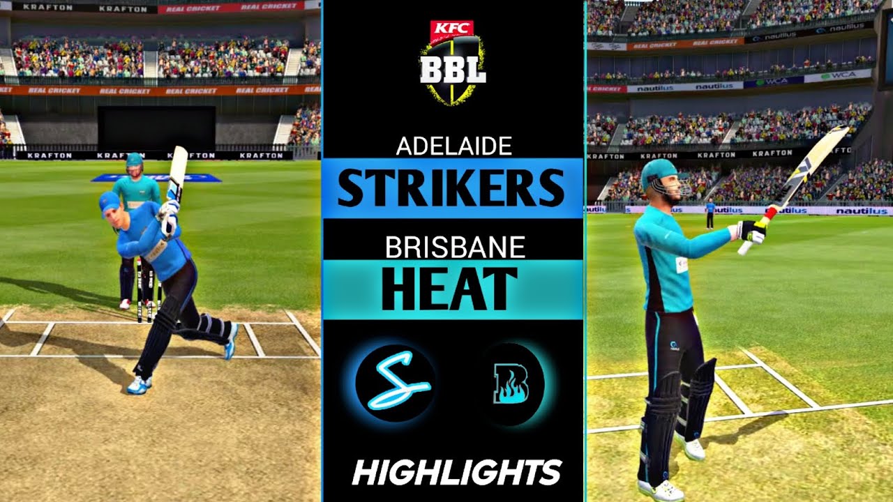 C.Munro 100 VS D.Short 100! Adelaide Strikers VS Brisbane Heat | BBL 2025 | Match 03 | Real Cricket