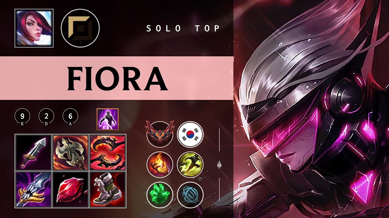 Fiora Top vs Aatrox - KR Grandmaster Patch 26.01