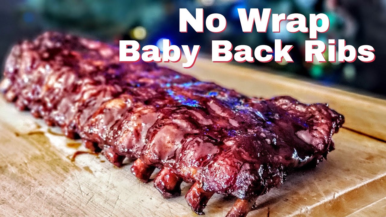 No Wrap Baby Back Ribs | Masterbuilt Gravity Series Smoker 1050 | My Wife's favorite Ribs