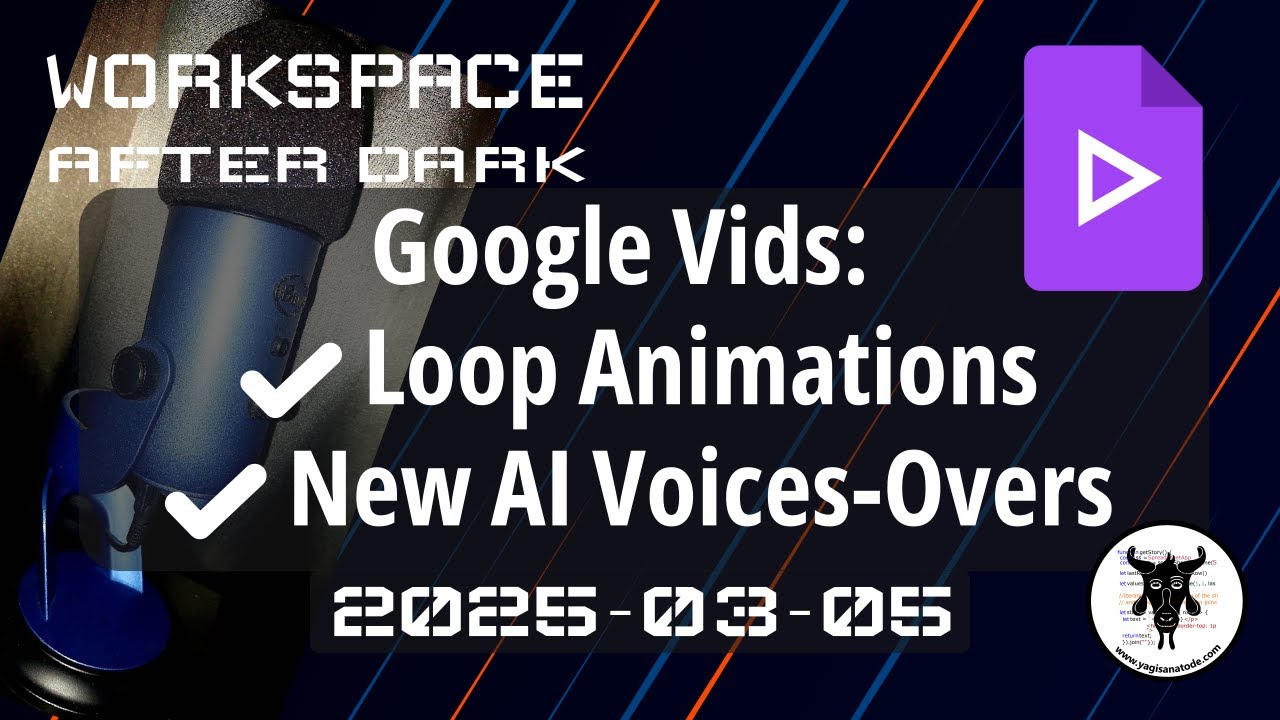Google Vids: New Loop Animation & AI Voice-Overs