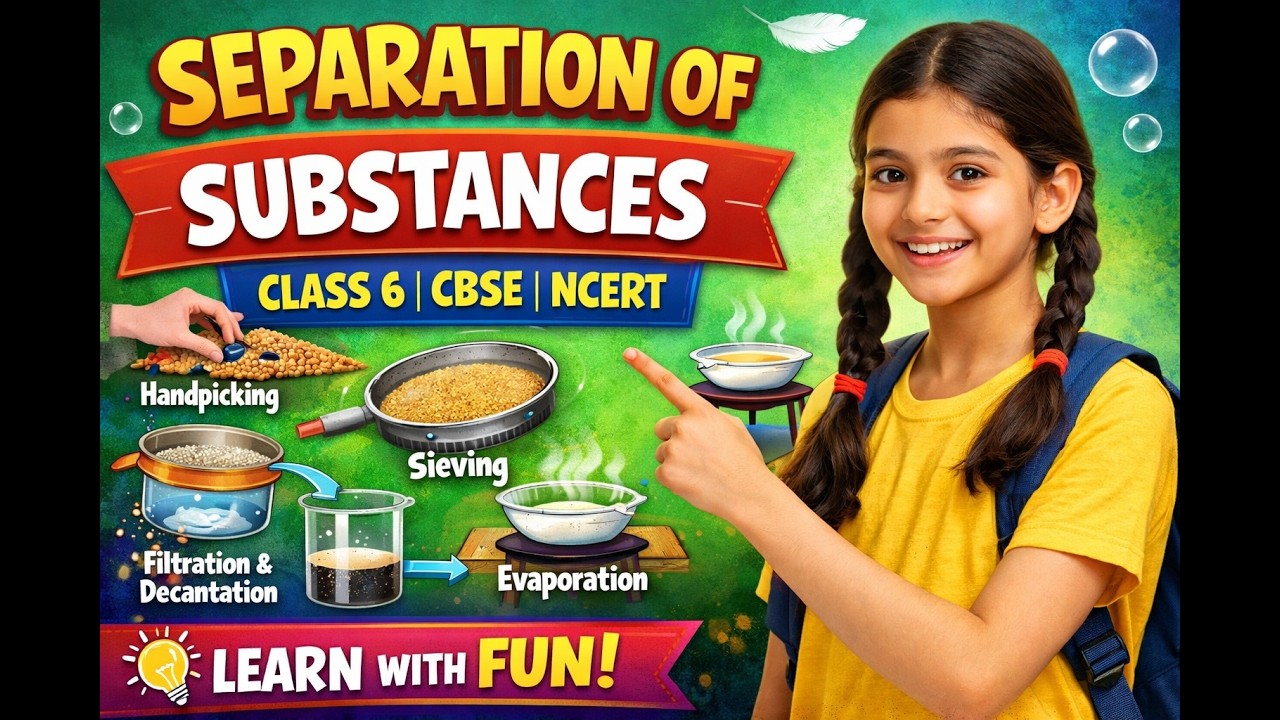 Separation of Substances | Class 6 Science | CBSE NCERT Explained