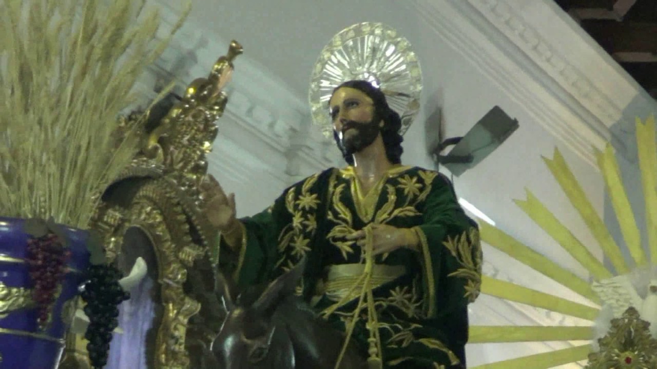 Salida Jesus de las Palmas Templo de San Miguel Capuchinas Domingo de Ramos 2017