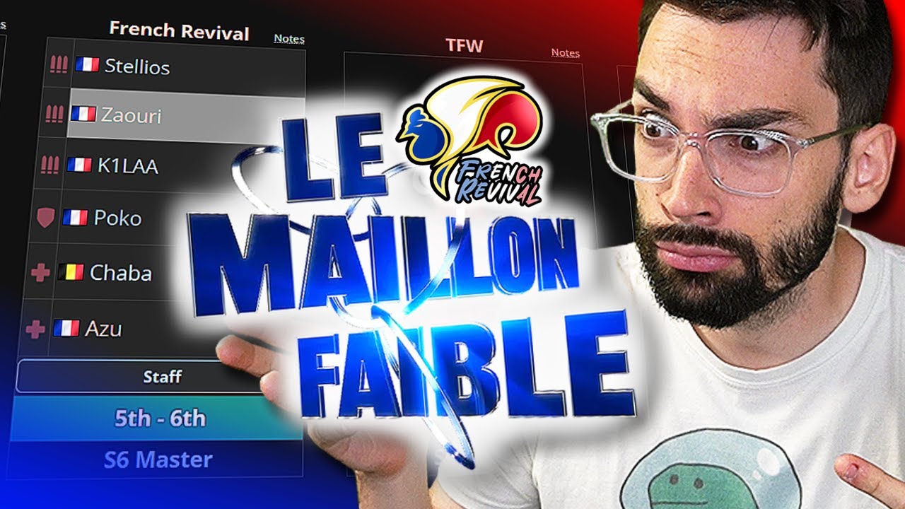QUI est le MAILLON FAIBLE dans cette équipe de French Rev ???