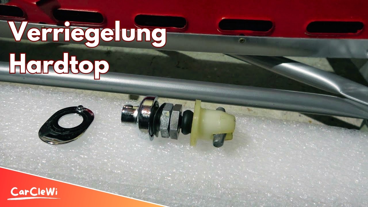 Mercedes SL R107: Montage Verriegelungs-/Verschlusszapfen Hardtop