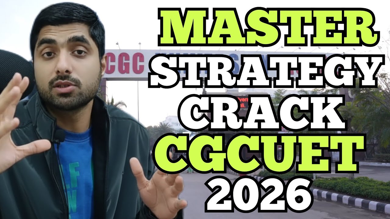 How to Crack CGCUET 2026 | CGC University Entrance & Scholarship Test 😱