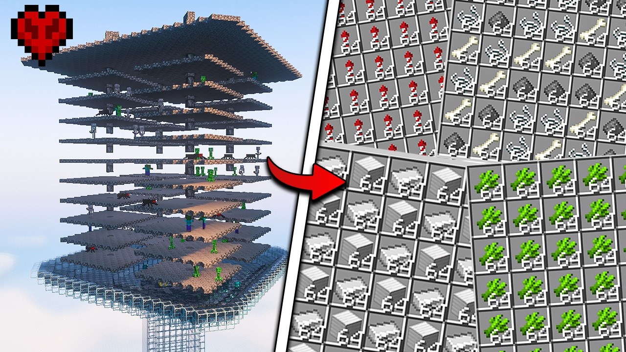 Minecraft Hardcore'un EN İYİ Farmlarını Yaptım!
