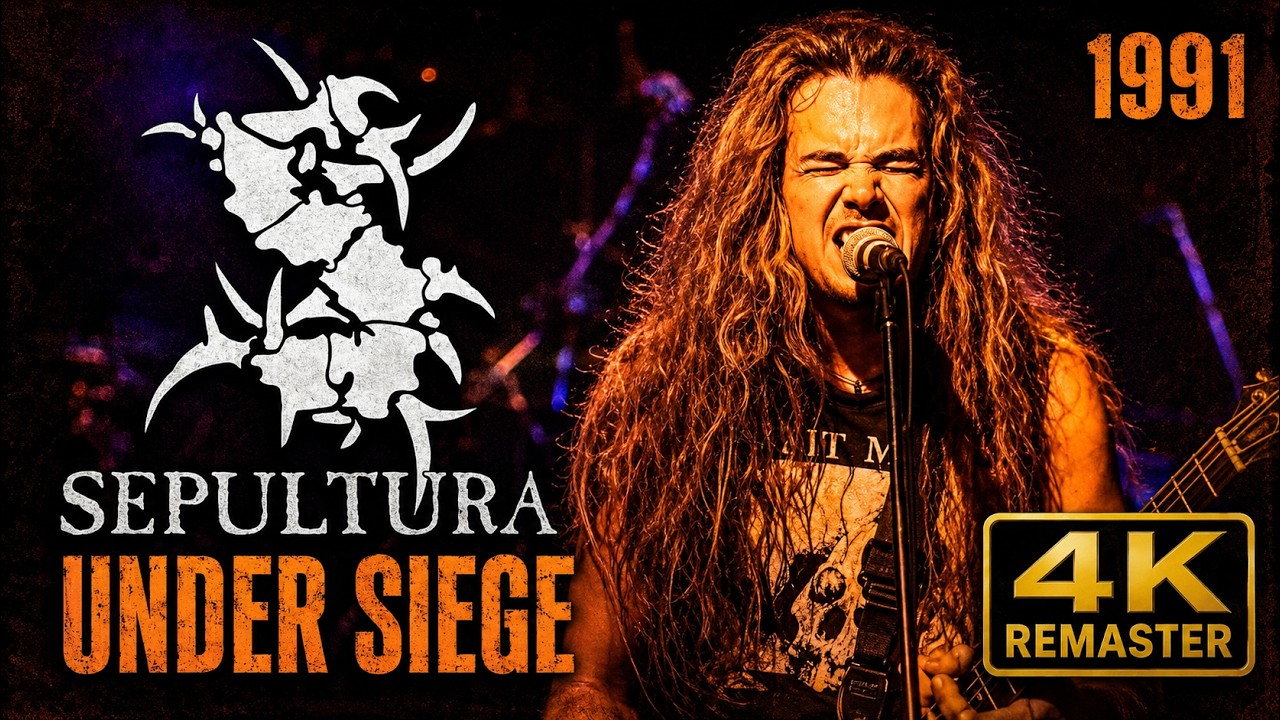 SEPULTURA &ndash; UNDER SIEGE (Live in Barcelona 1991) | 4K UHD REMASTER