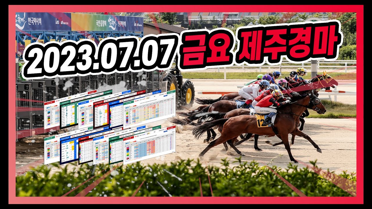 2023년 7월 7일 금요 제주경마 전체경주 모아보기
