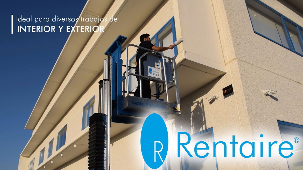 Alquilar plataforma elevadora unipersonal eléctrica (Genie) - Rentaire