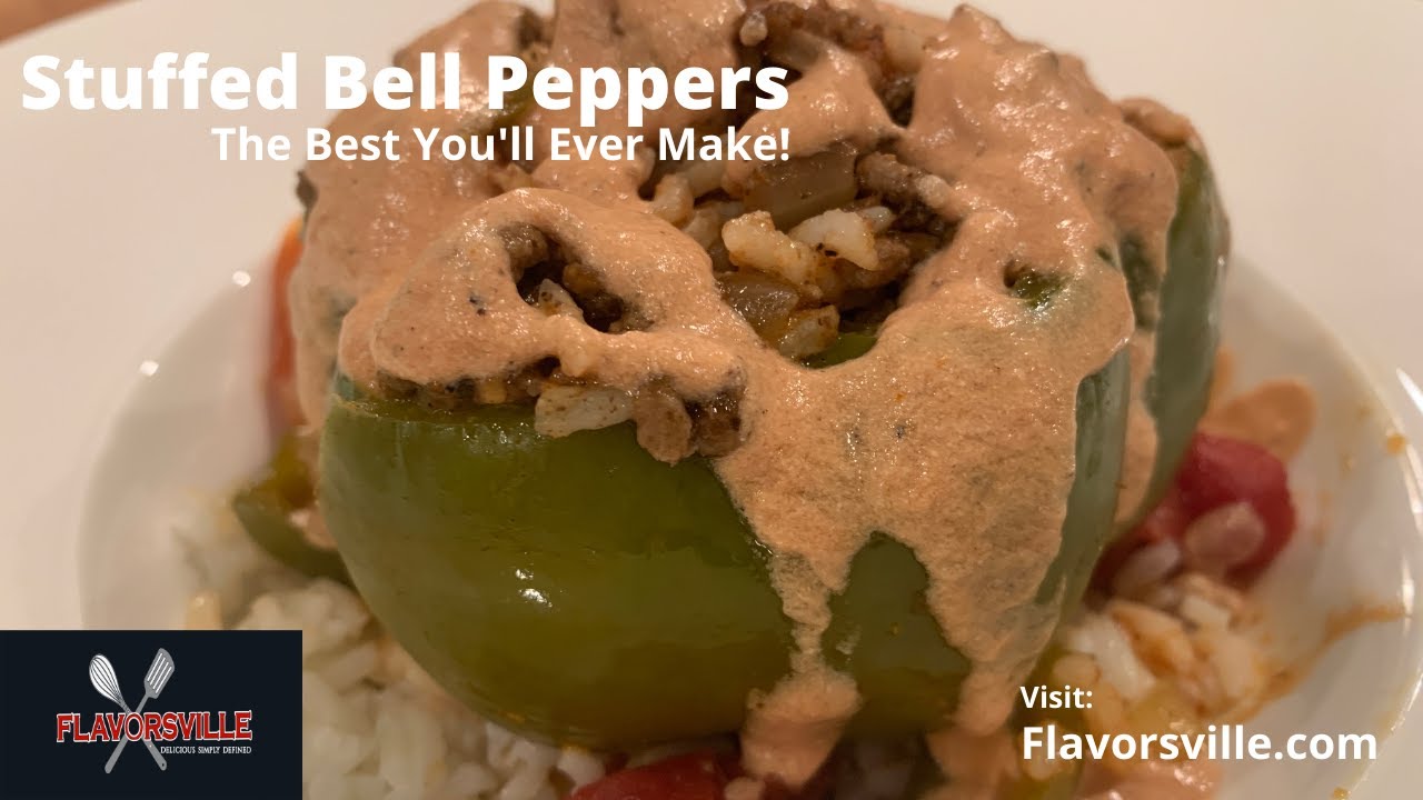 Stuffed Bell Peppers - The Best You'll Ever Make!