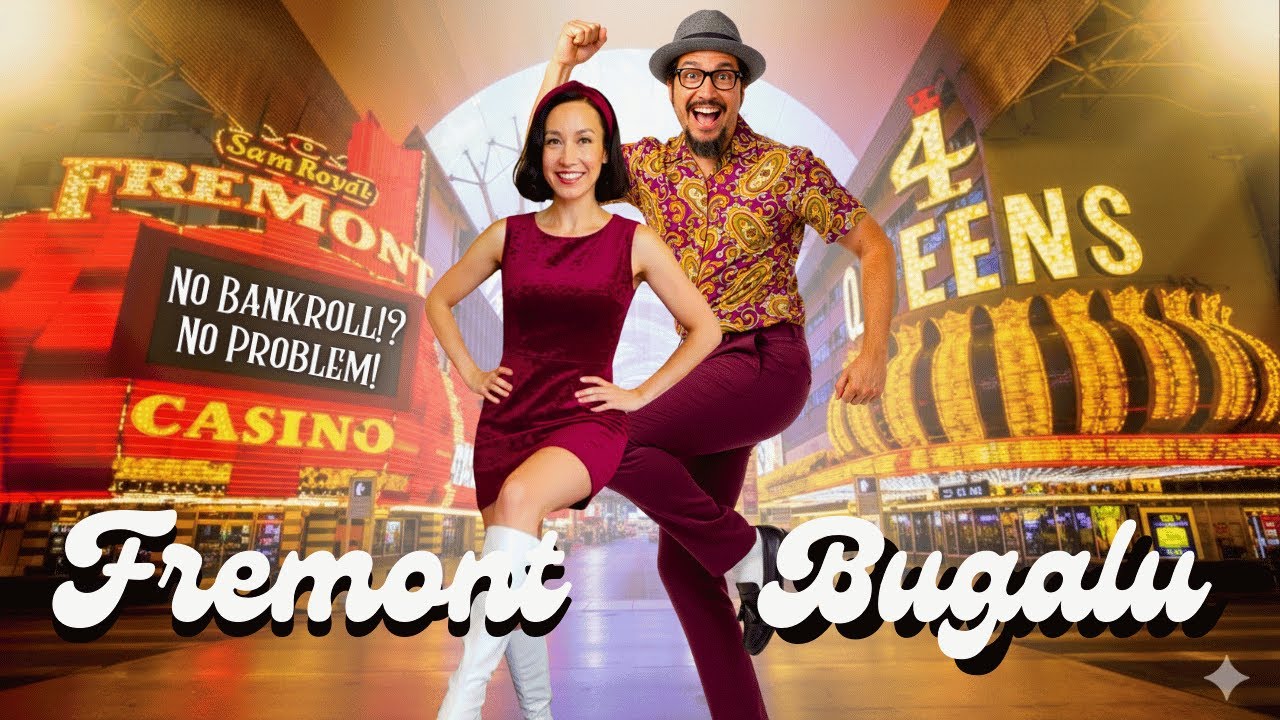 LAS VEGAS: DEGENERATE TAKES HER LAST $300 to FREMONT STREET | HOW FAR DOWN DOES SHE MAKE IT!?!