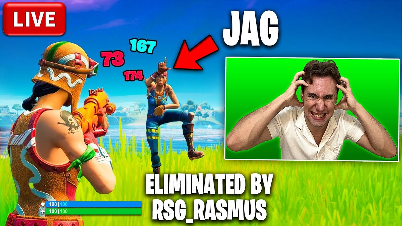 Jag streamar Snipeade En Streamer tills han raderade Fortnite...