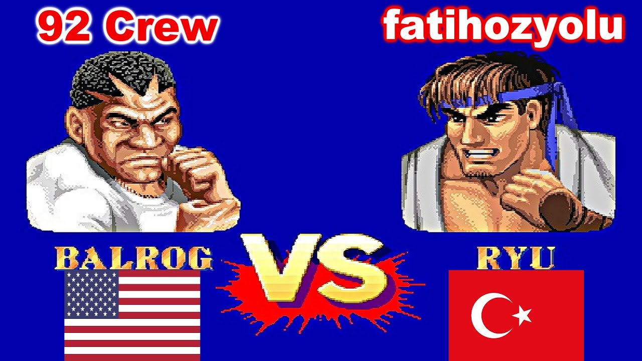 Street Fighter II': Champion Edition - 92 Crew vs fatihozyolu FT5