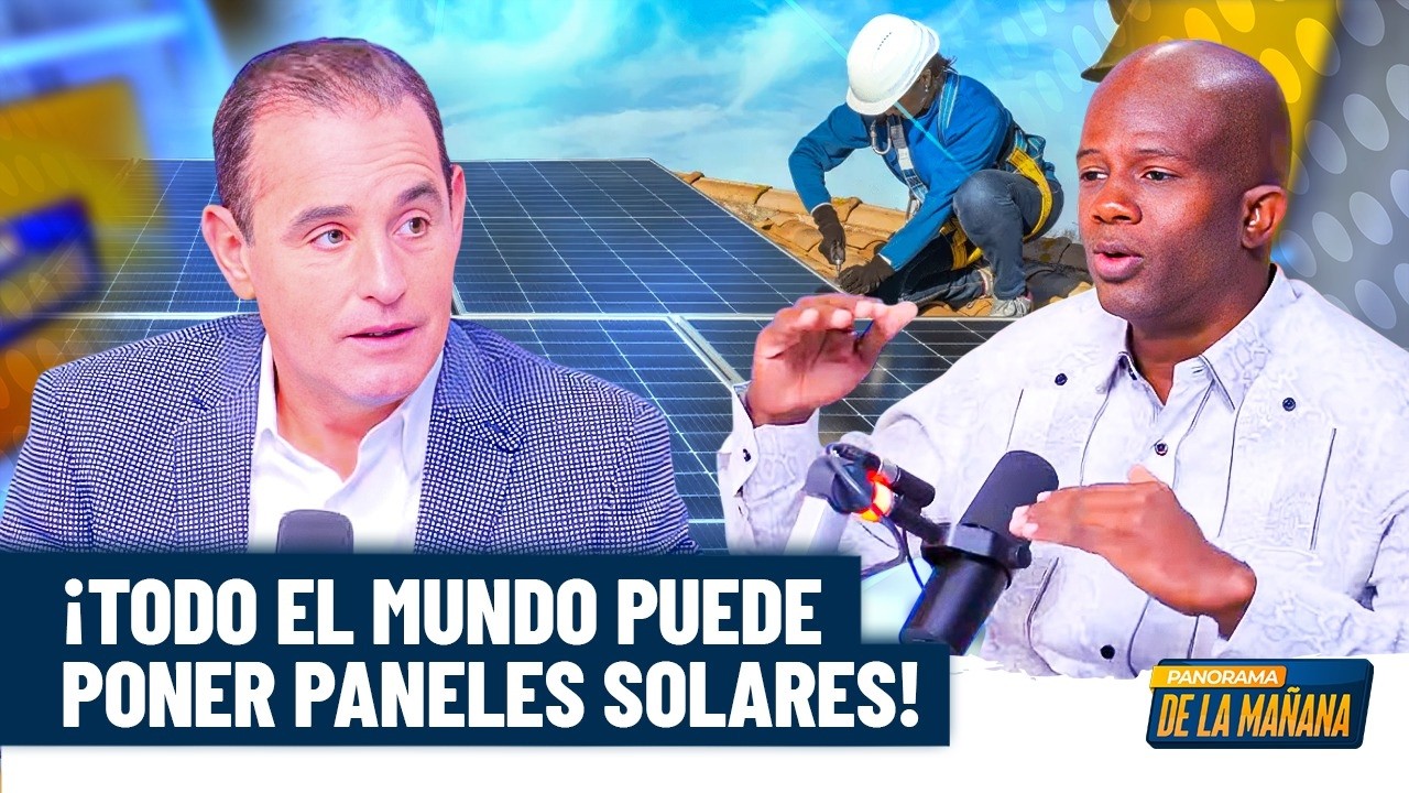 Paneles solares: los dominicanos podrán pagar menos luz con los paneles solares
