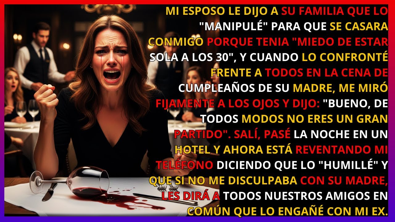 Mi esposo me humilló frente a su familia… y después comenzó a acosarme