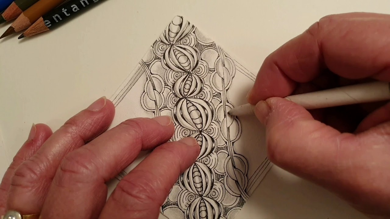Take your time and enjoy. 🌷  Material and tangles are mentioned in the video.