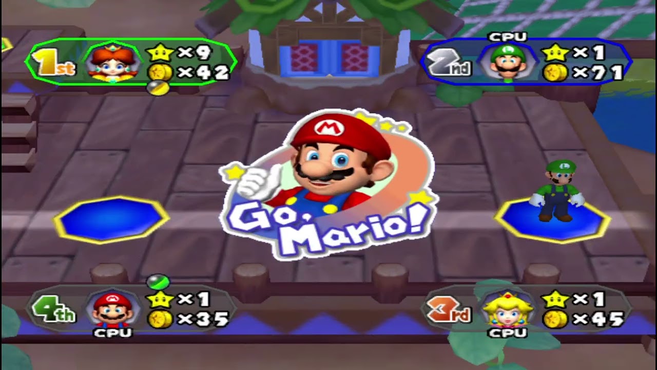 Mario Party 6 - Towering Treetop (Daisy vs. Peach vs. Mario vs. Luigi)