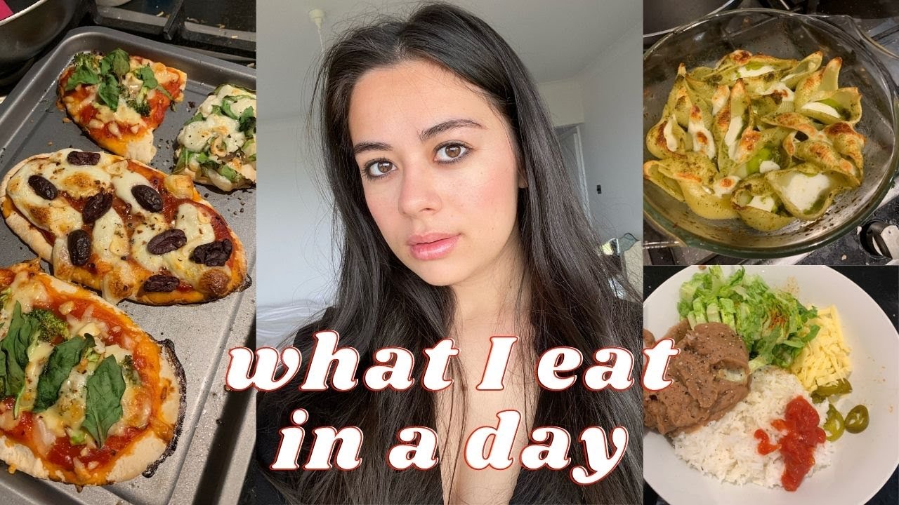 What I eat in a day @ drama school, weekly shop  + mystery food unboxing
