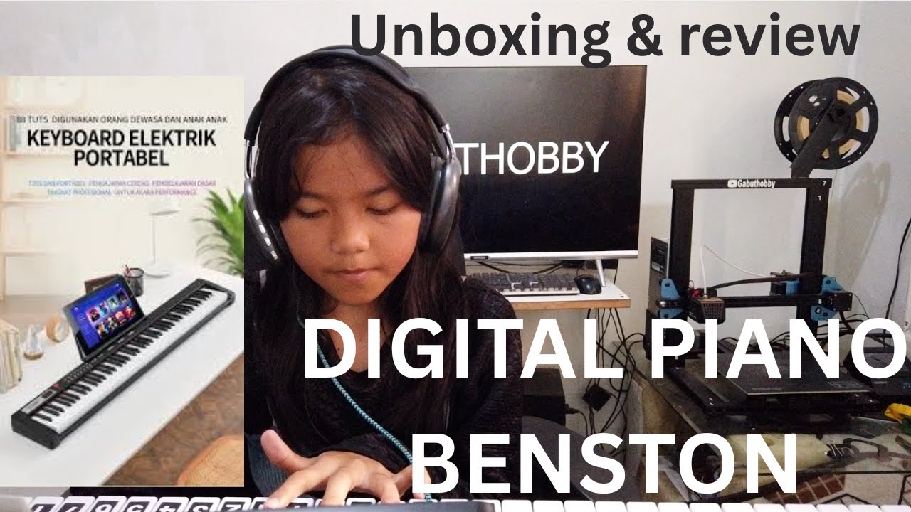 UNBOXING & REVIEW BENSTON DIGITAL PIANO